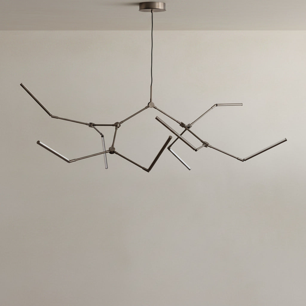 Stick Chandelier - Bronze