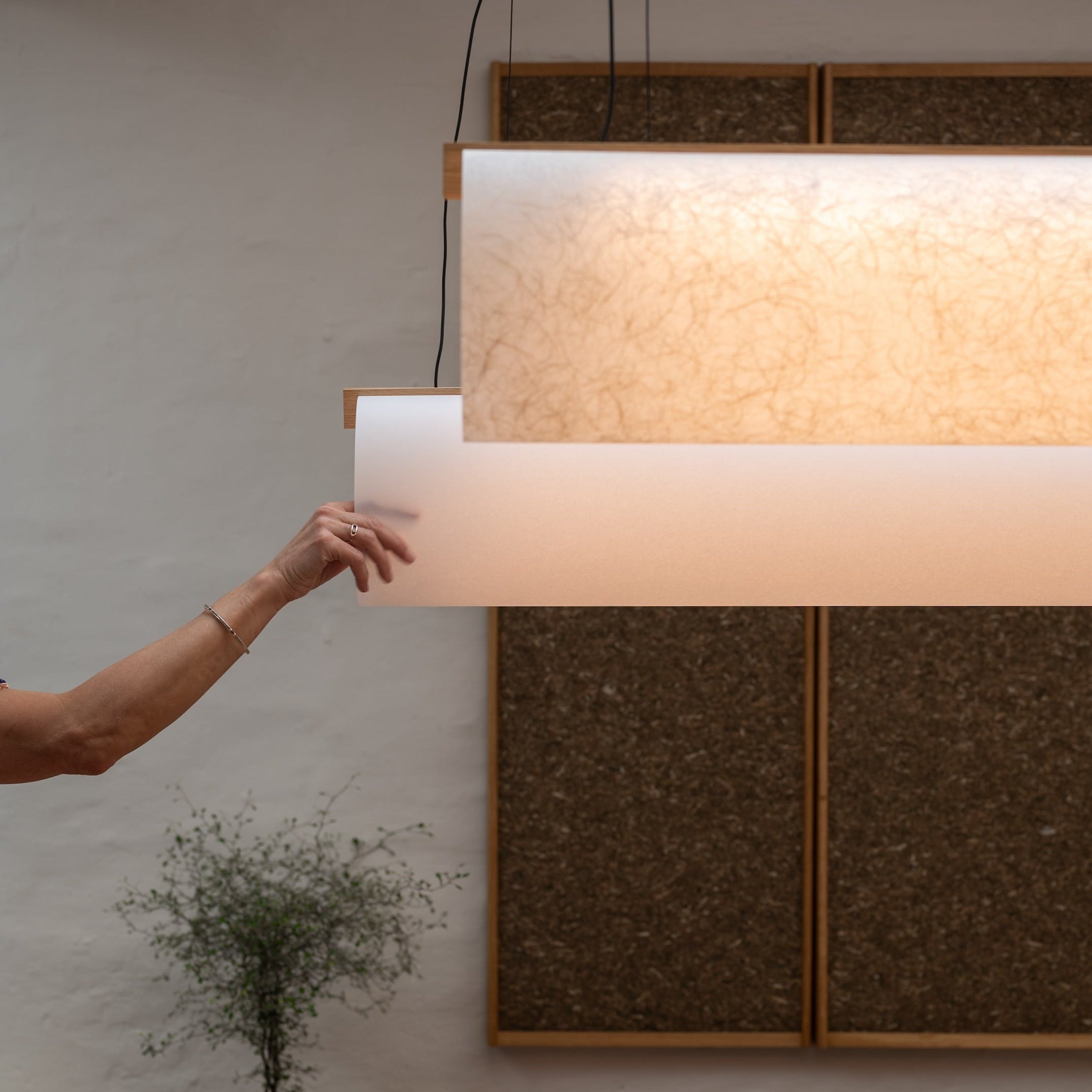 ENSO Pendant Raw - Oiled Oak
