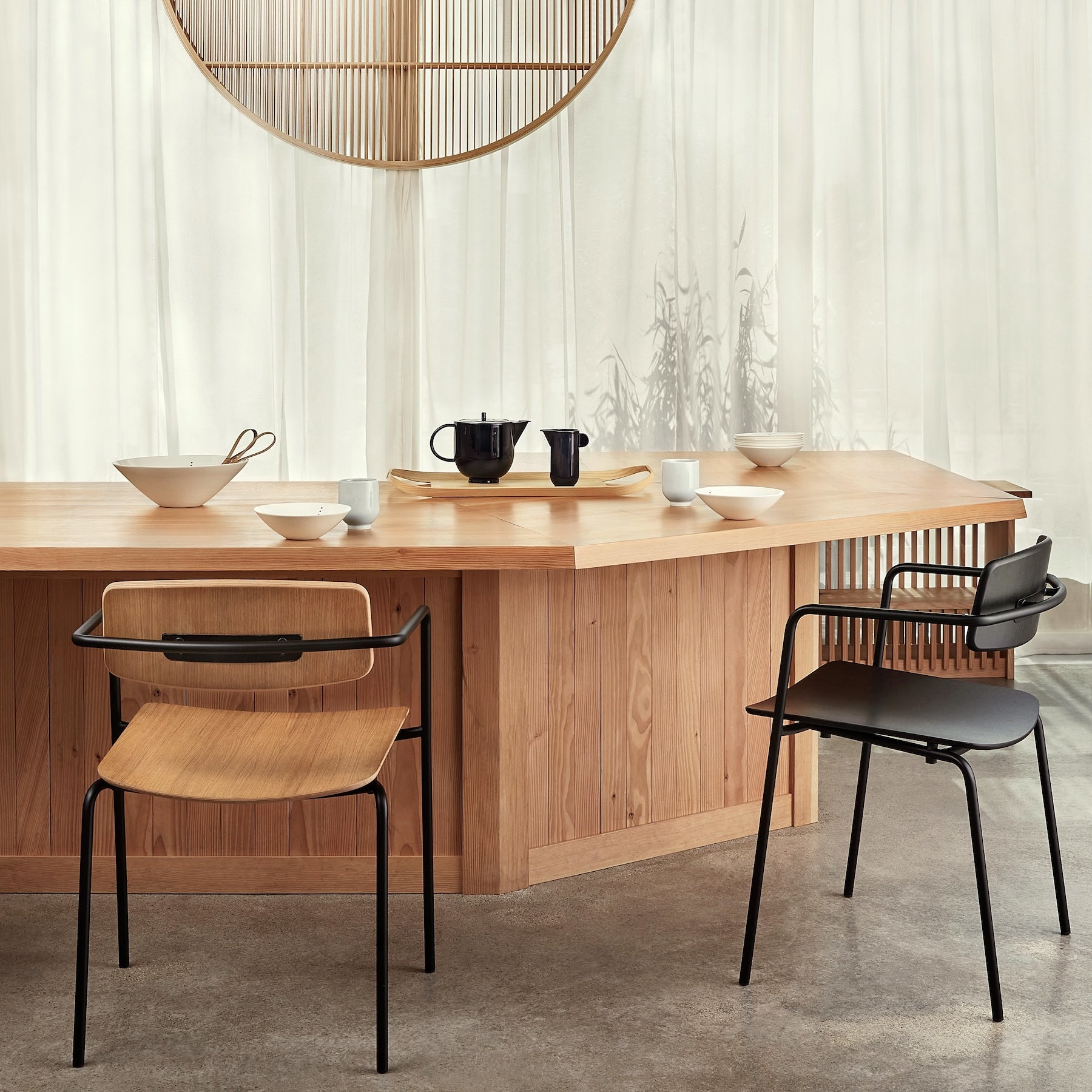 FLOAT chair - natural oak