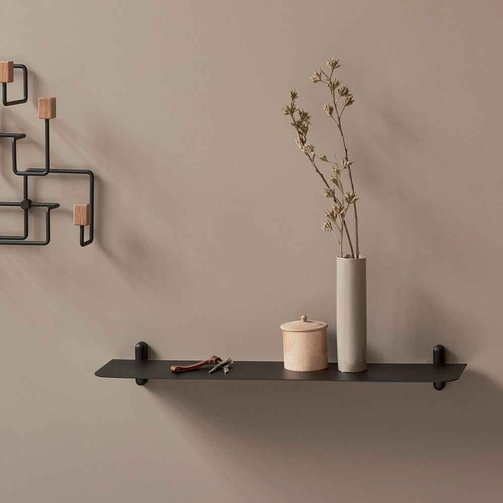 UNDERGROUND coat rack oak black