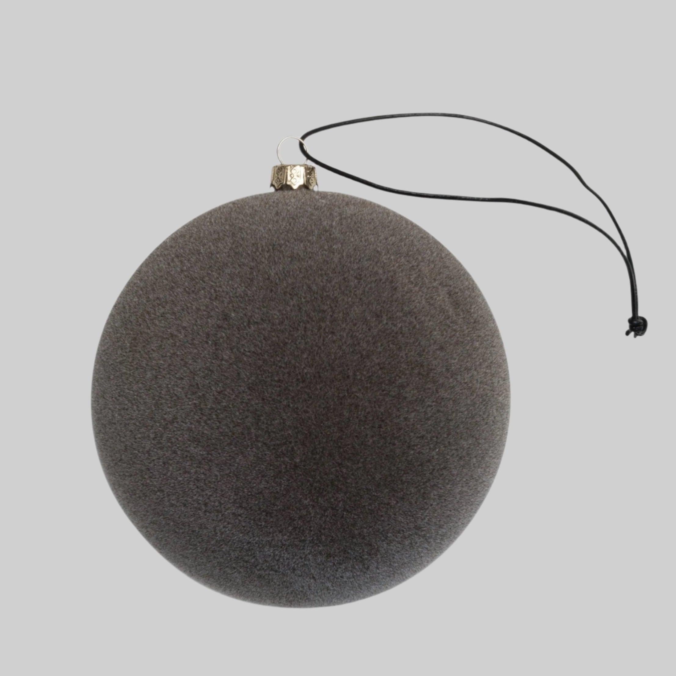 Holiday Ornament - velvety, mocha (box of 24)
