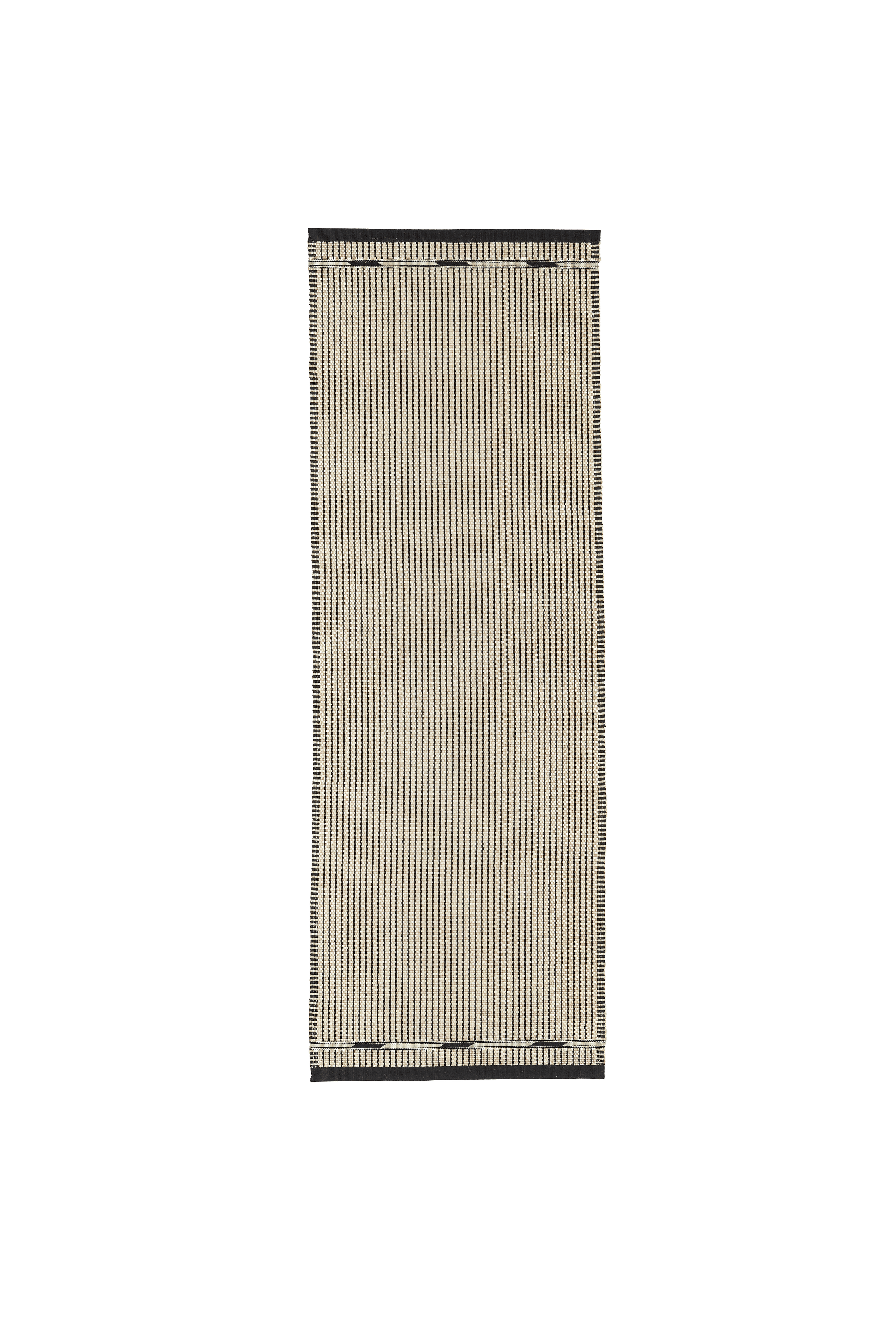 Vibeke Klint Rug VK-3 white/black 80 x 240 cm