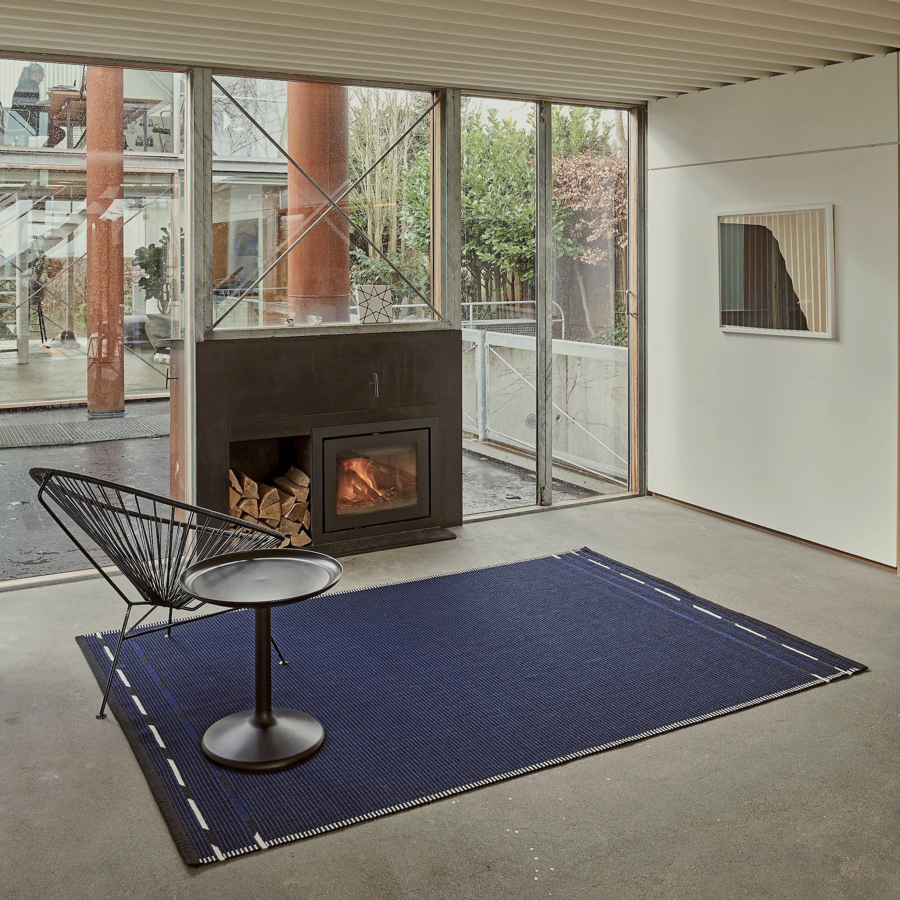 Vibeke Klint Rug VK-4, Blue - 3 Standard Sizes