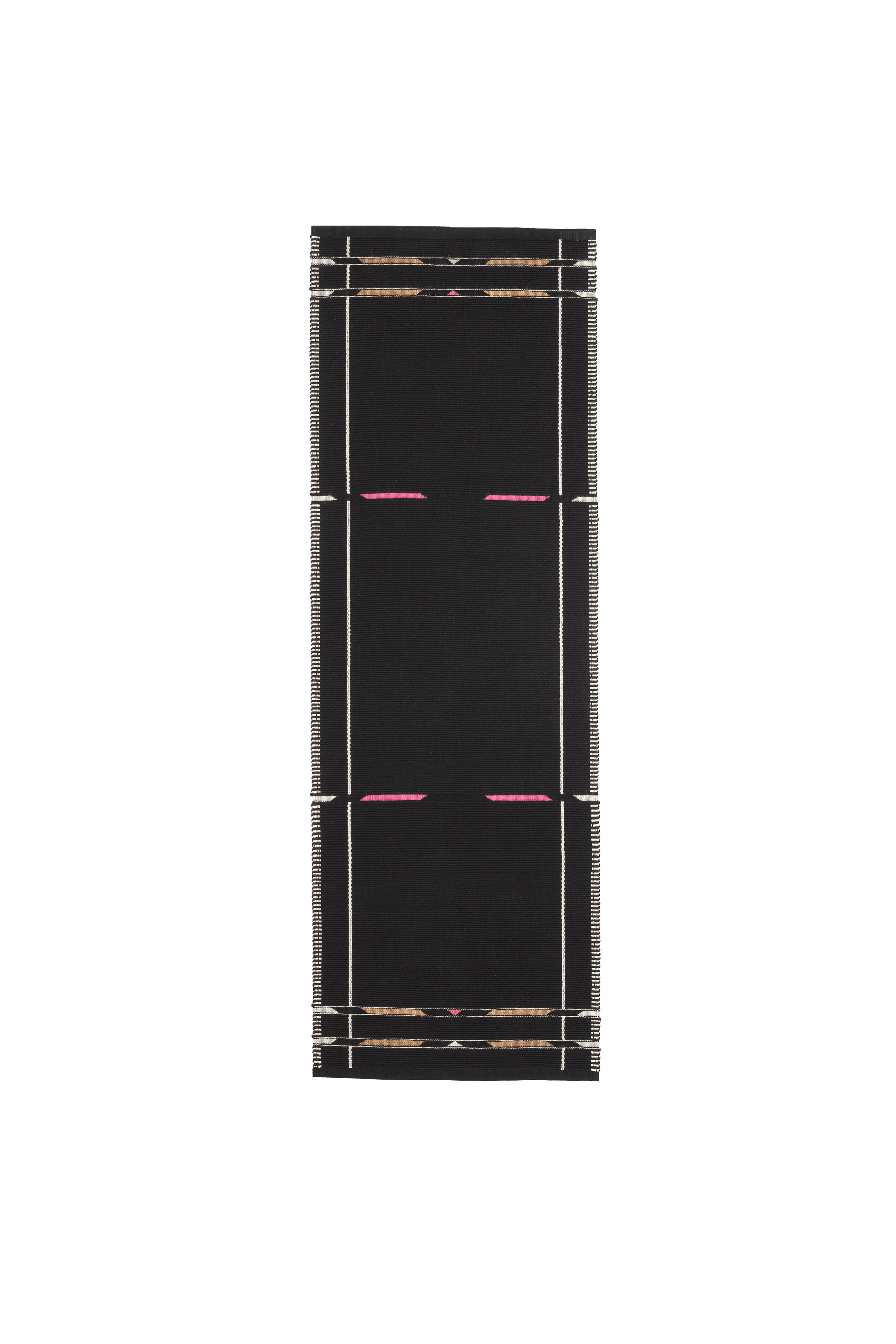 Vibeke Klint Rug VK-9 black 80 x 240 cm