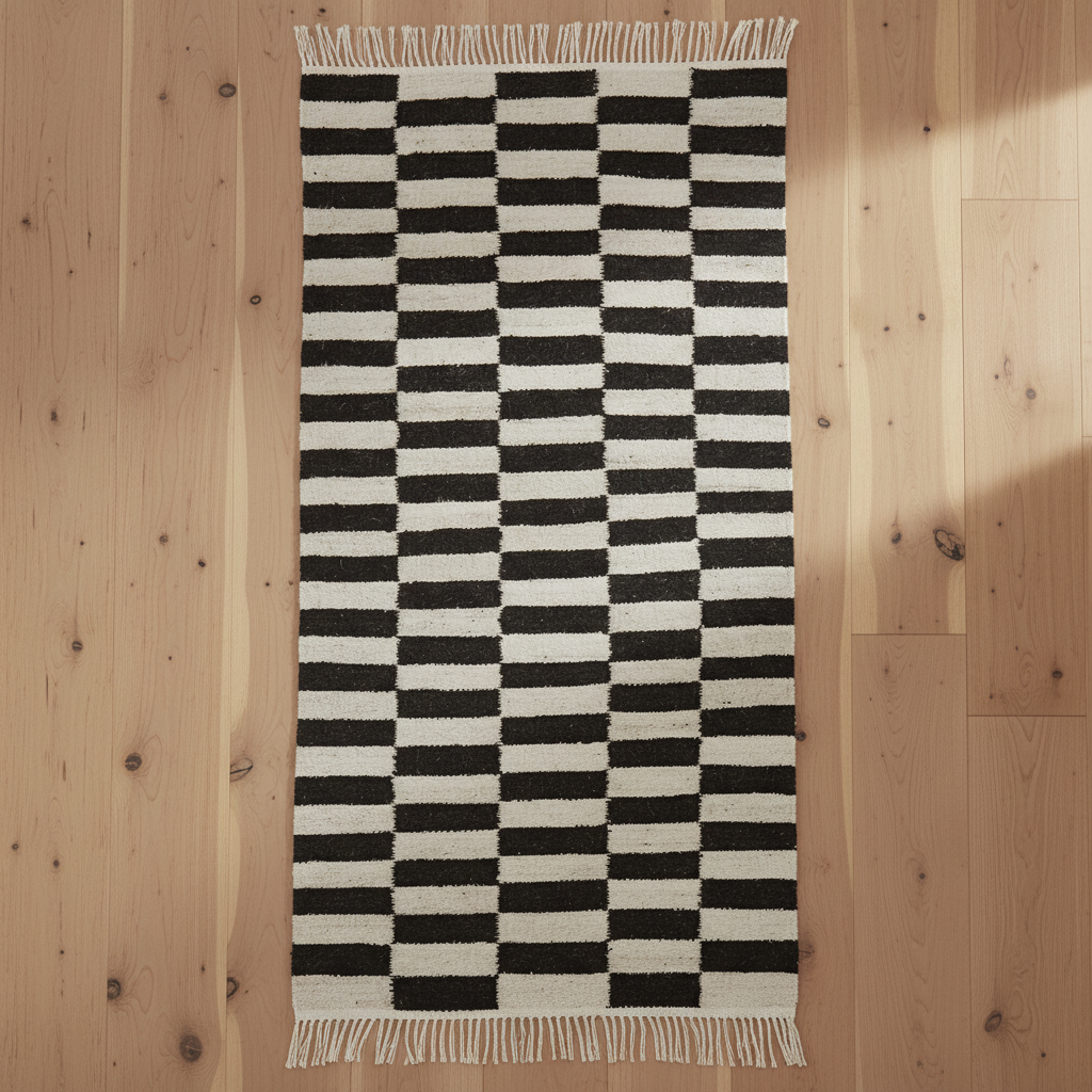 Abeba Rug on Douglas Fir Floor