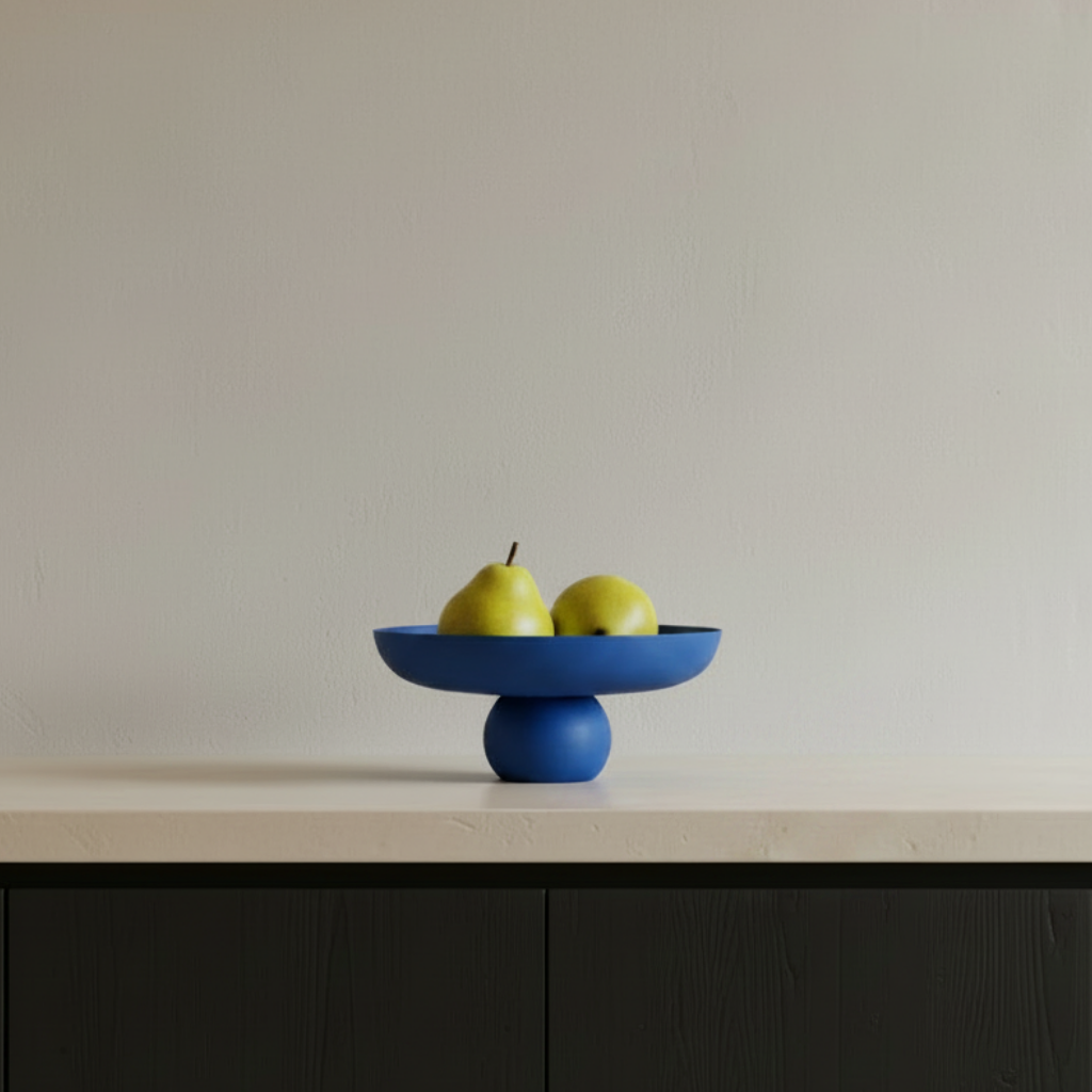 Baburu Bowl Big – Marrakech Blue with Pears in Bowl