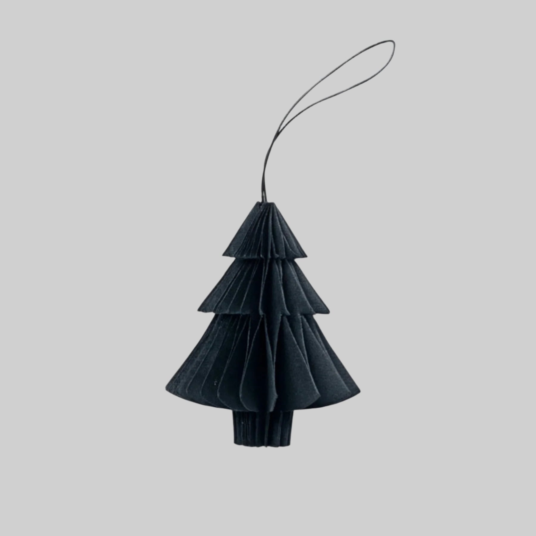 SUSTAIN folded ornament, tree black (box of 6)