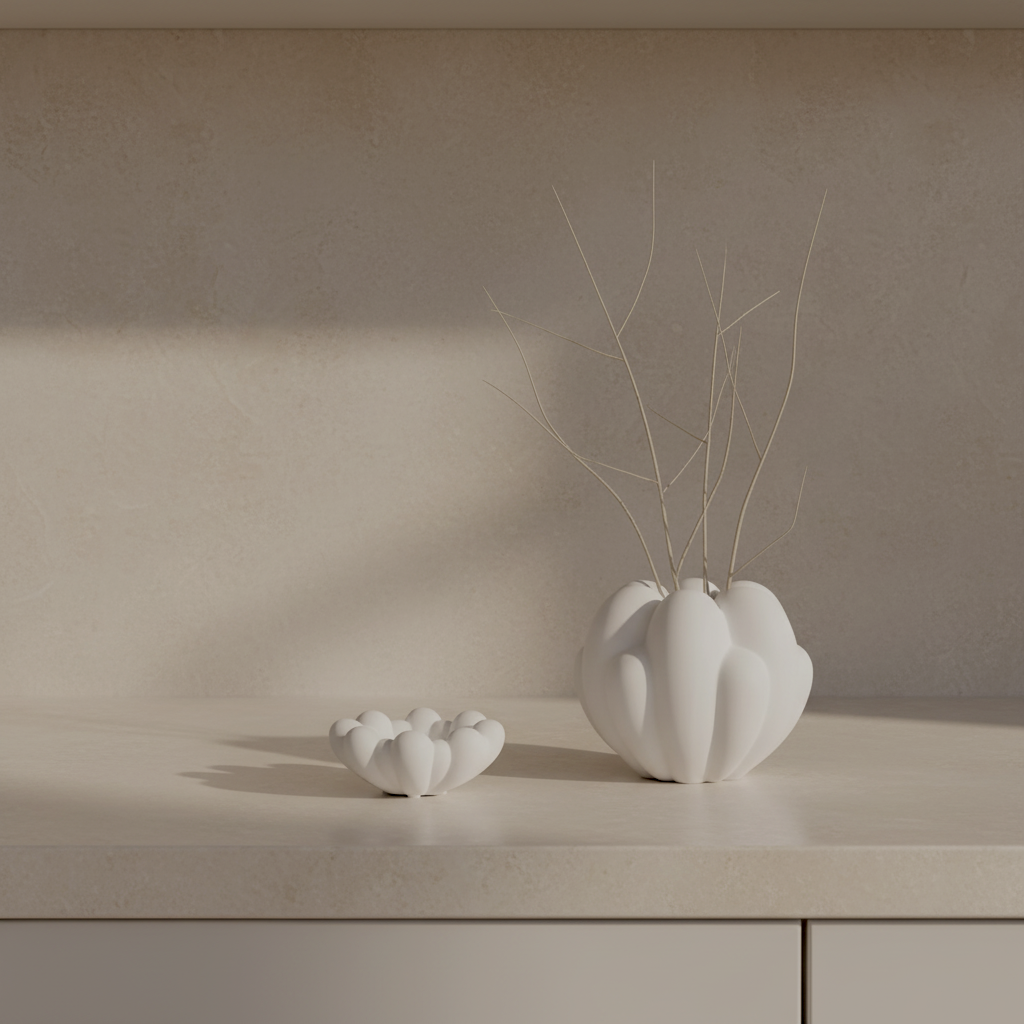 Bloom Tray, Mini - Bone White