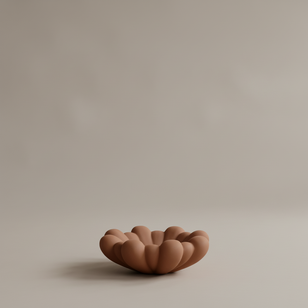 Bloom Tray Medio Almond