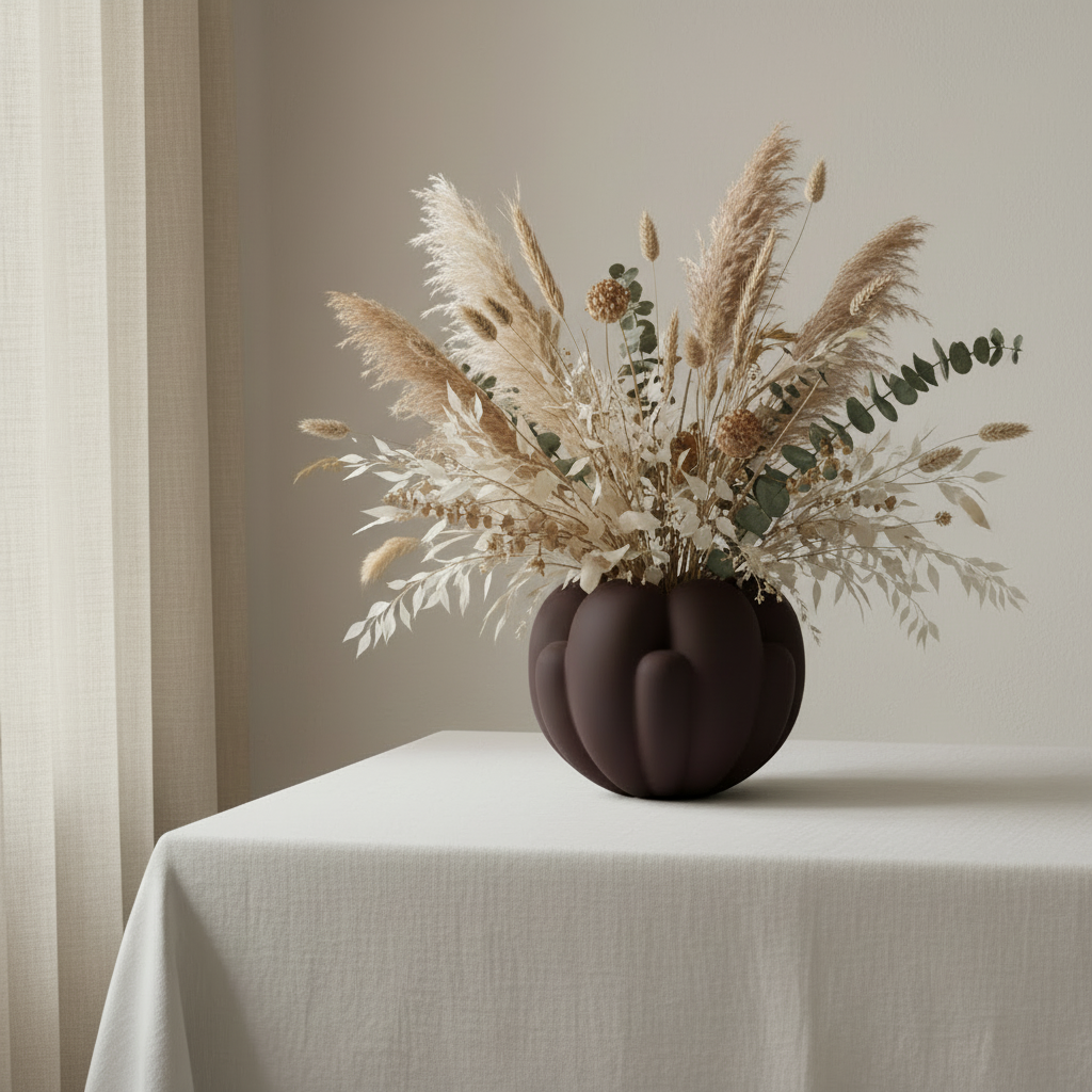 Bloom Vase with Dried Arrangement
