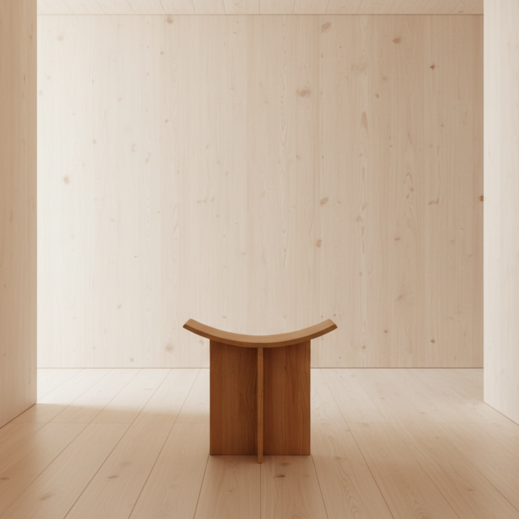 Brutus Stool Oak – Douglas Fir Entryway