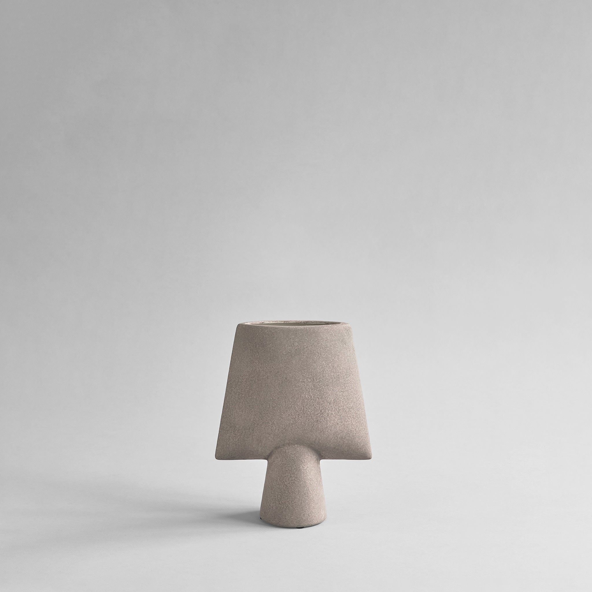 Sphere Vase Square, Mini - Taupe