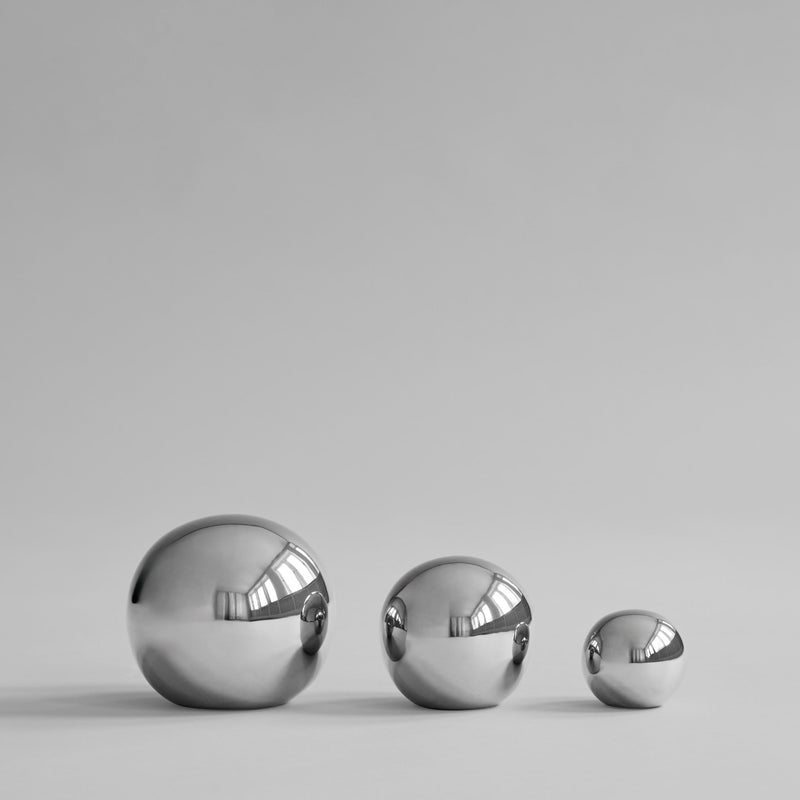 Gallery Balls, Set of 3 - Chrome*