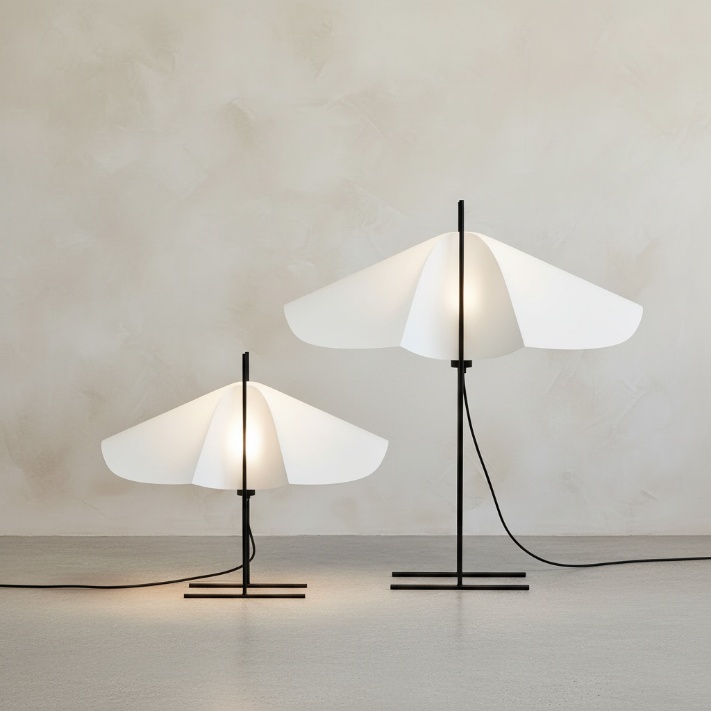 Cho Table Light and Cho Floor Light comparison