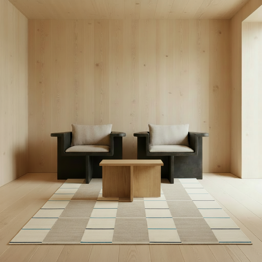 Complete Nordic seating area with VK-11 rug