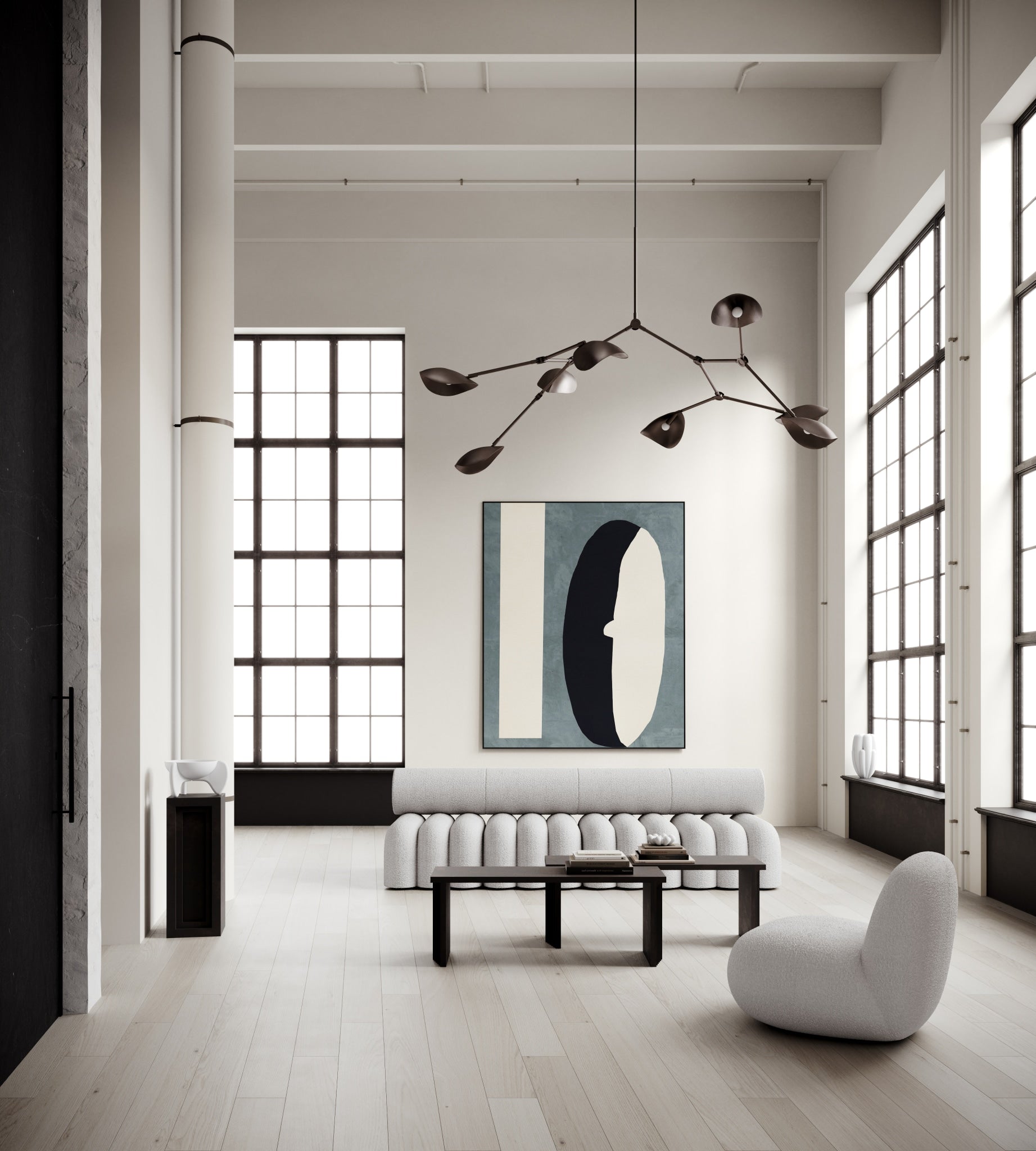 Arc Bench - Coffee*