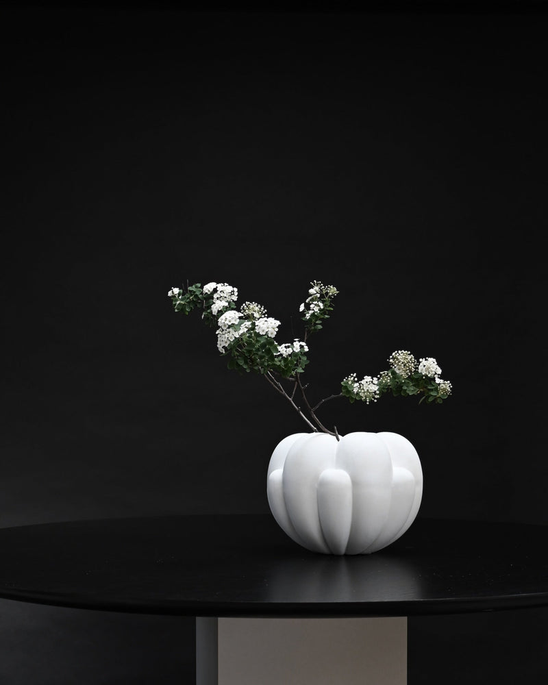 Bloom Vase, Petit - Bone White