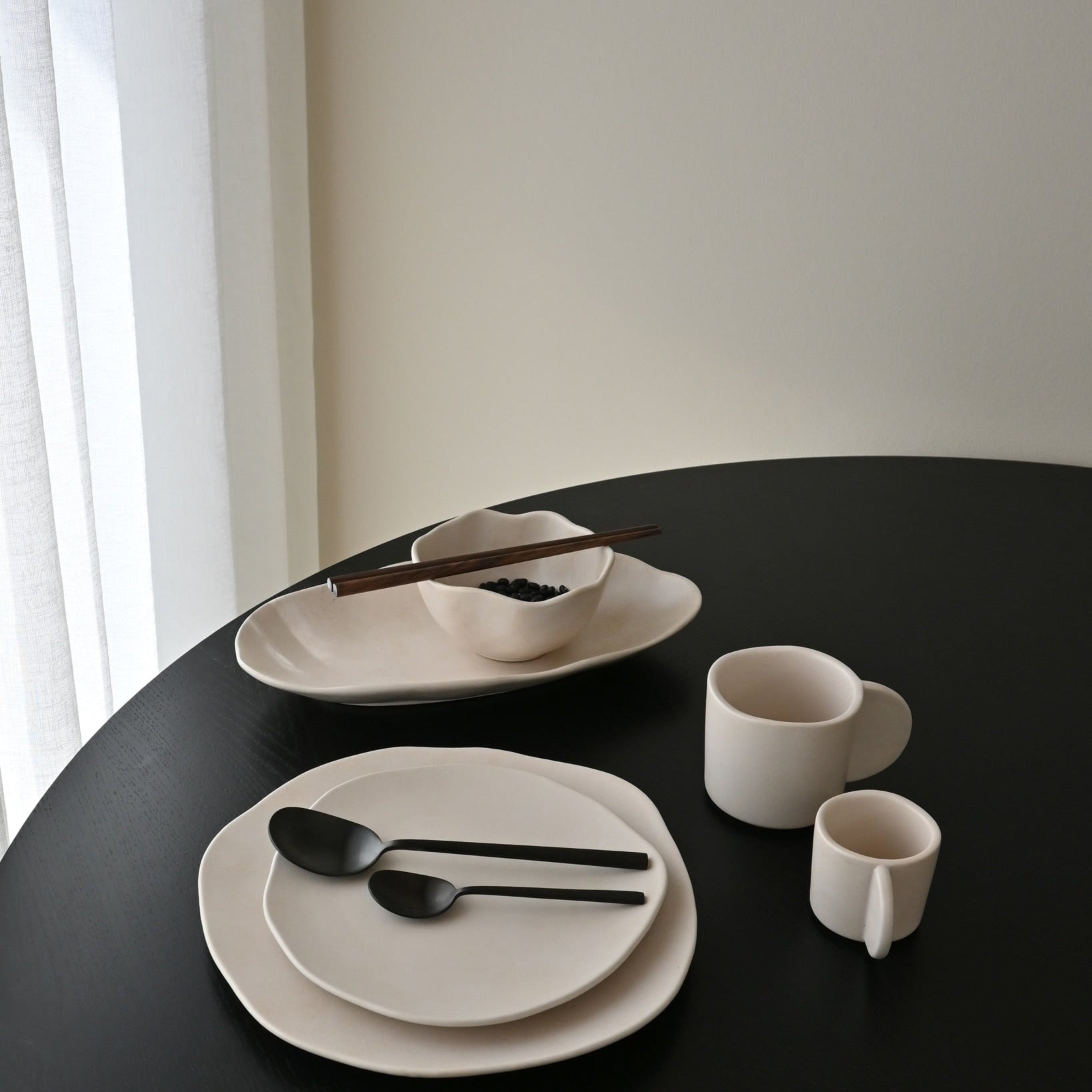 Native Dinner Plate - Birch*