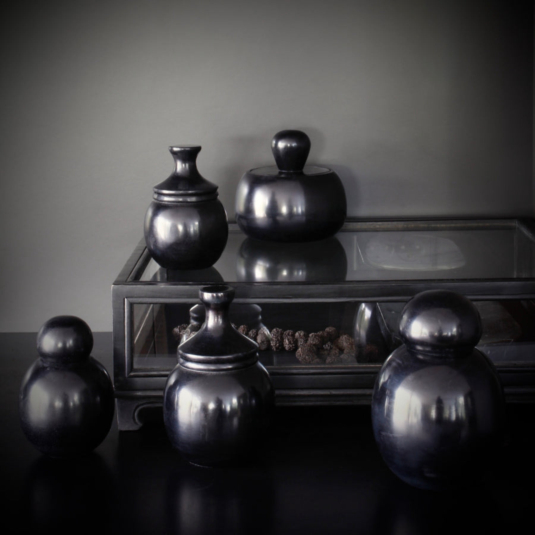 Marblelous jar 06 - black