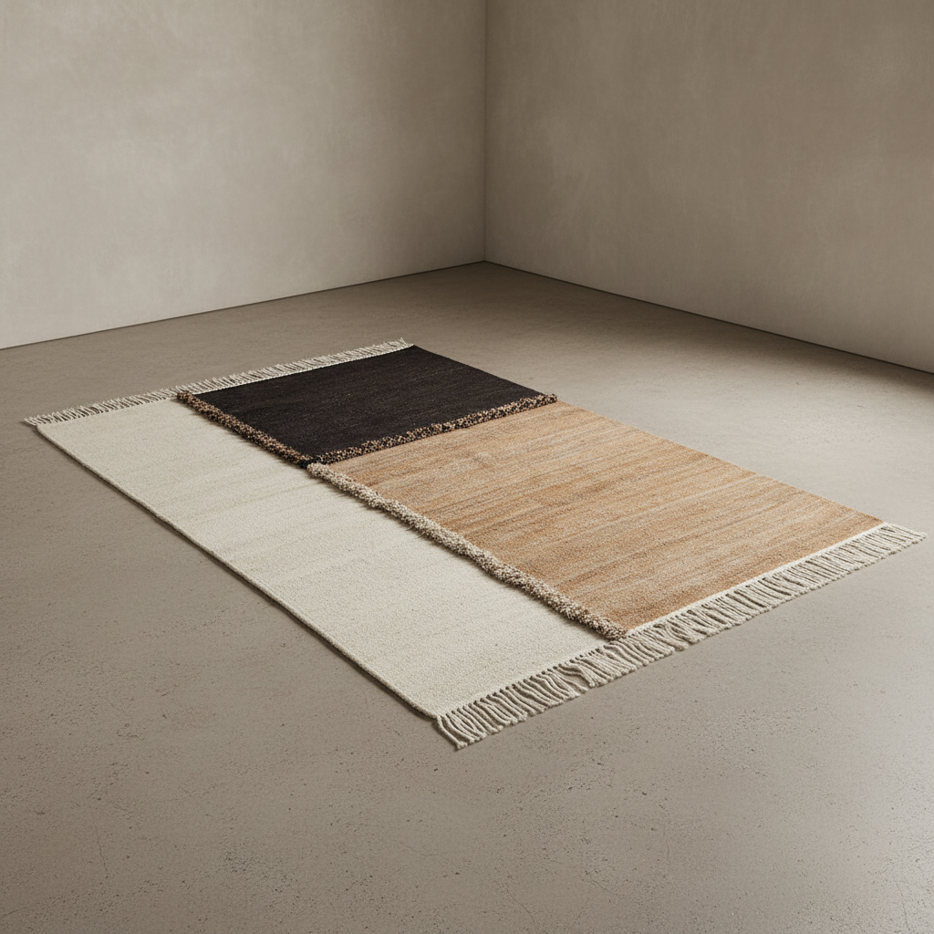 E-1027 White + Brown + Black — ¾ Downview