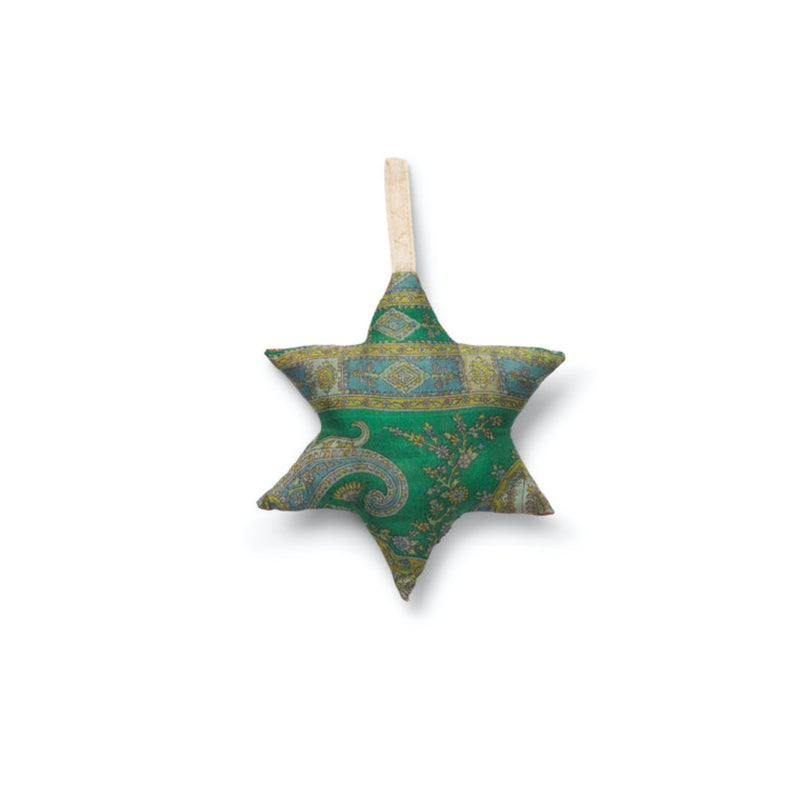SUSTAIN vintage silk star, small. (box of 12)
