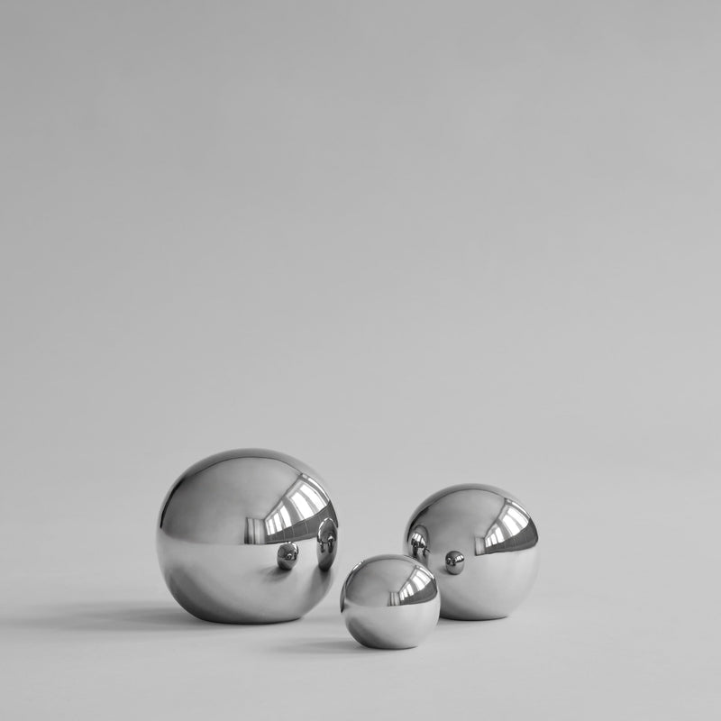 Gallery Balls, Set of 3 - Chrome*