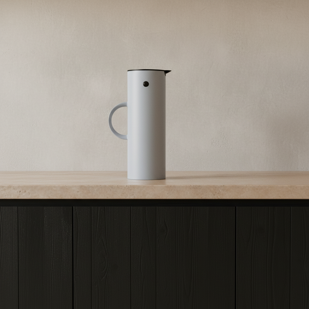 EM77 Soft Cloud Jug in Nordic Kitchen