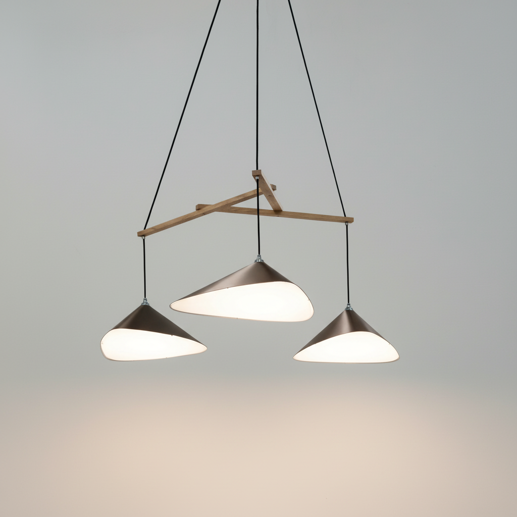 Emily Group of 3 Chandelier - Dark Bronze Finish