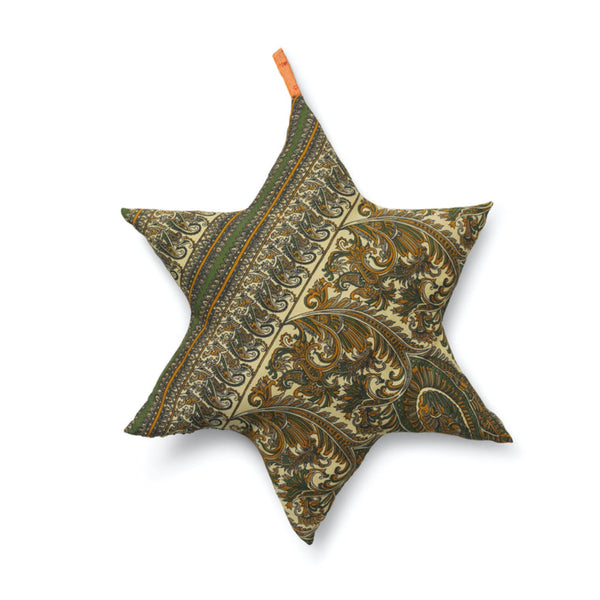 SUSTAIN vintage silk star, large. (box of 4)