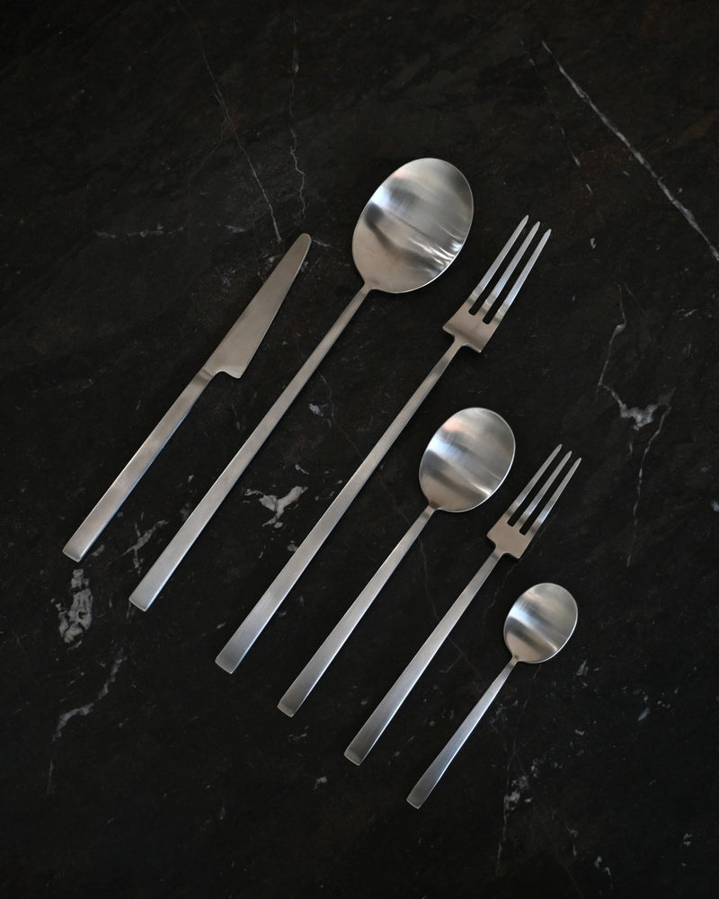 Kogei Salad Servers - Brushed Steel*