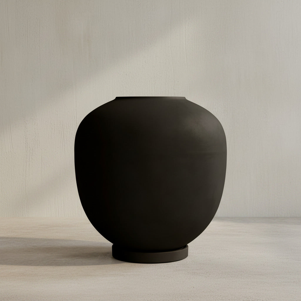 Sunao Vase, Hexa - Black