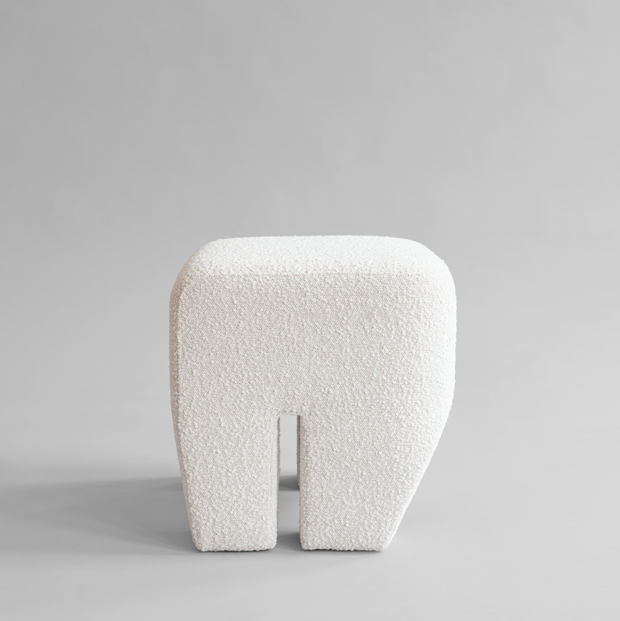 Sculpt Stool - Off White Bouclé