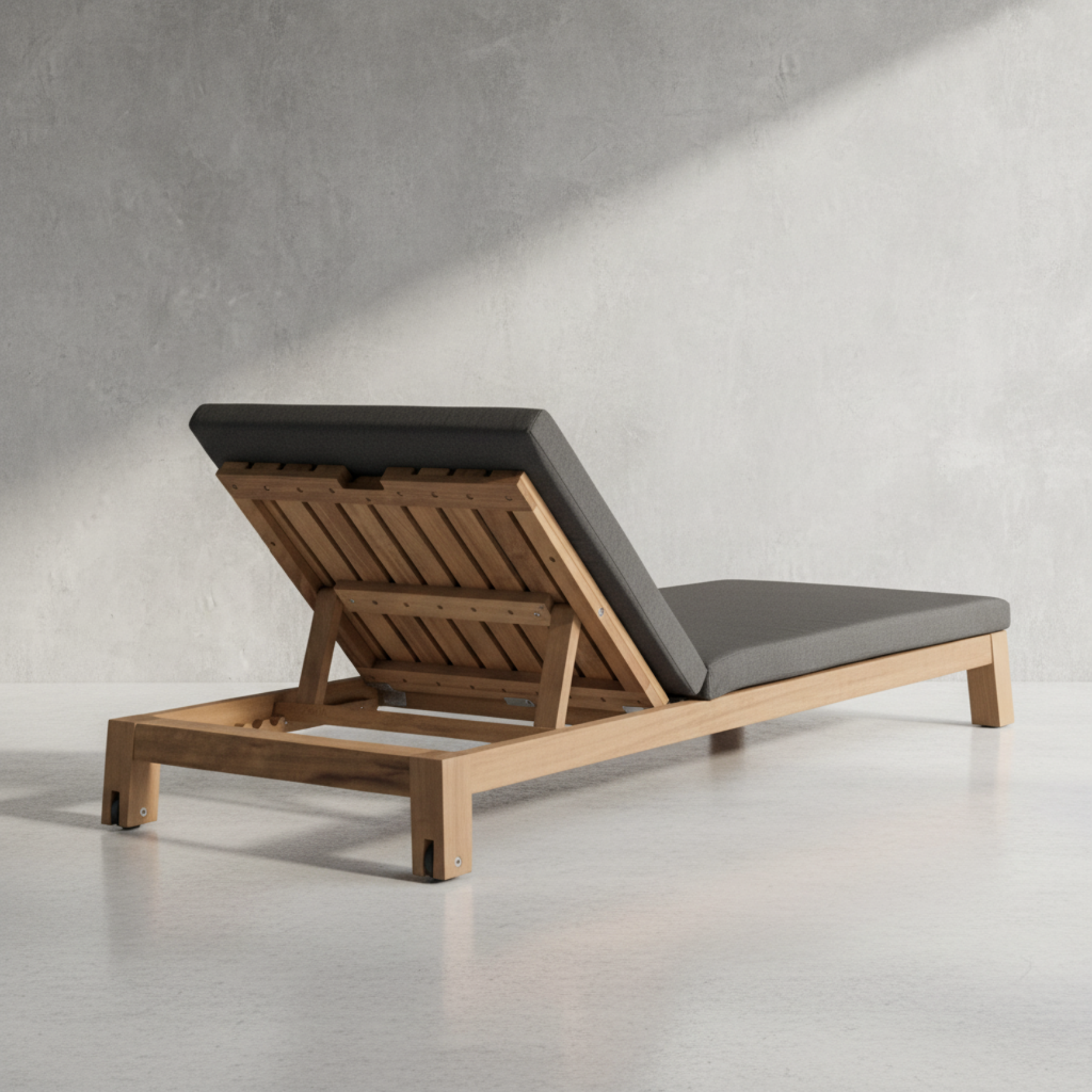 GIJS Outdoor Sunlounger in Teak by Piet Boon