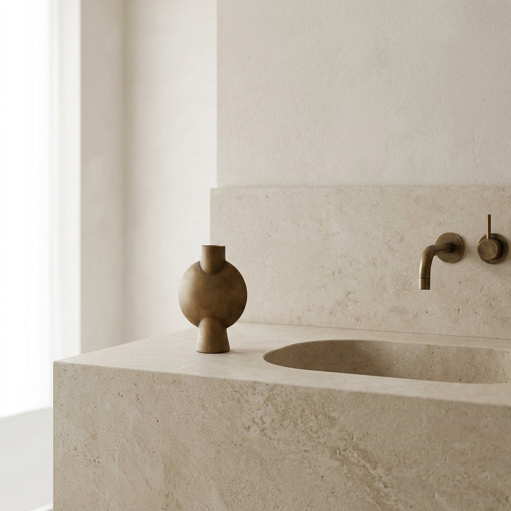 Sphere Vase Bubl, Mini - Ocher - 101 CPH