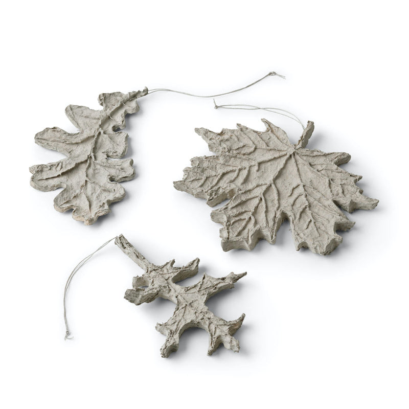 SUSTAIN set of leaves, nude grey. (box of 12)