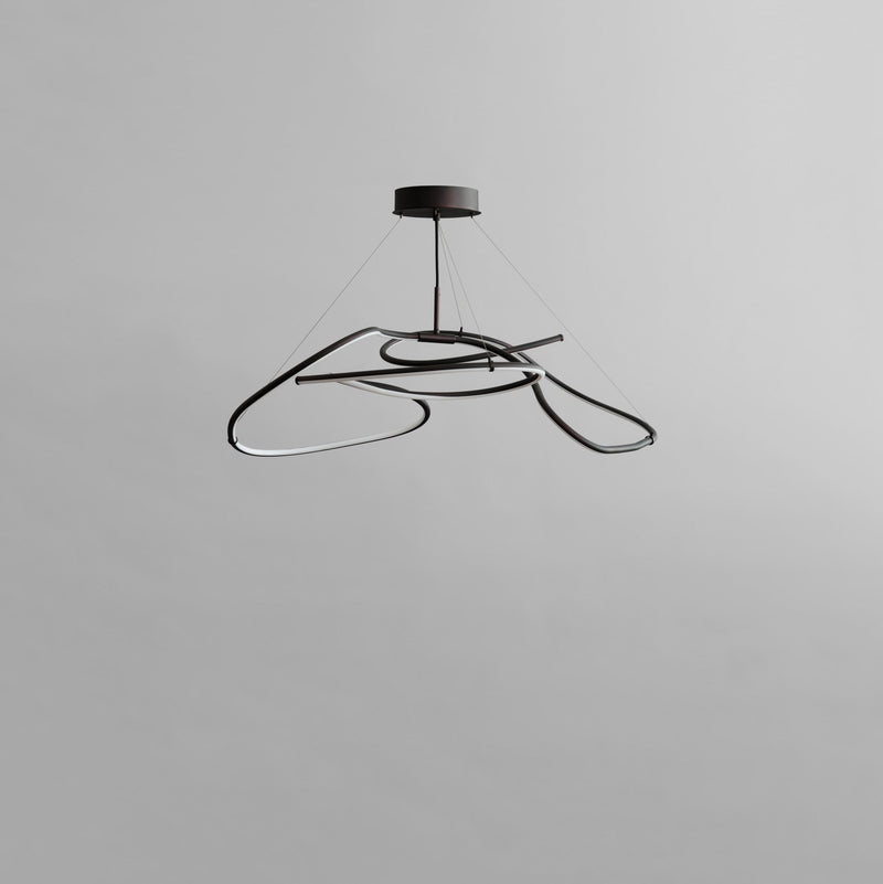 Ghost Chandelier, Mini - Burned Black*