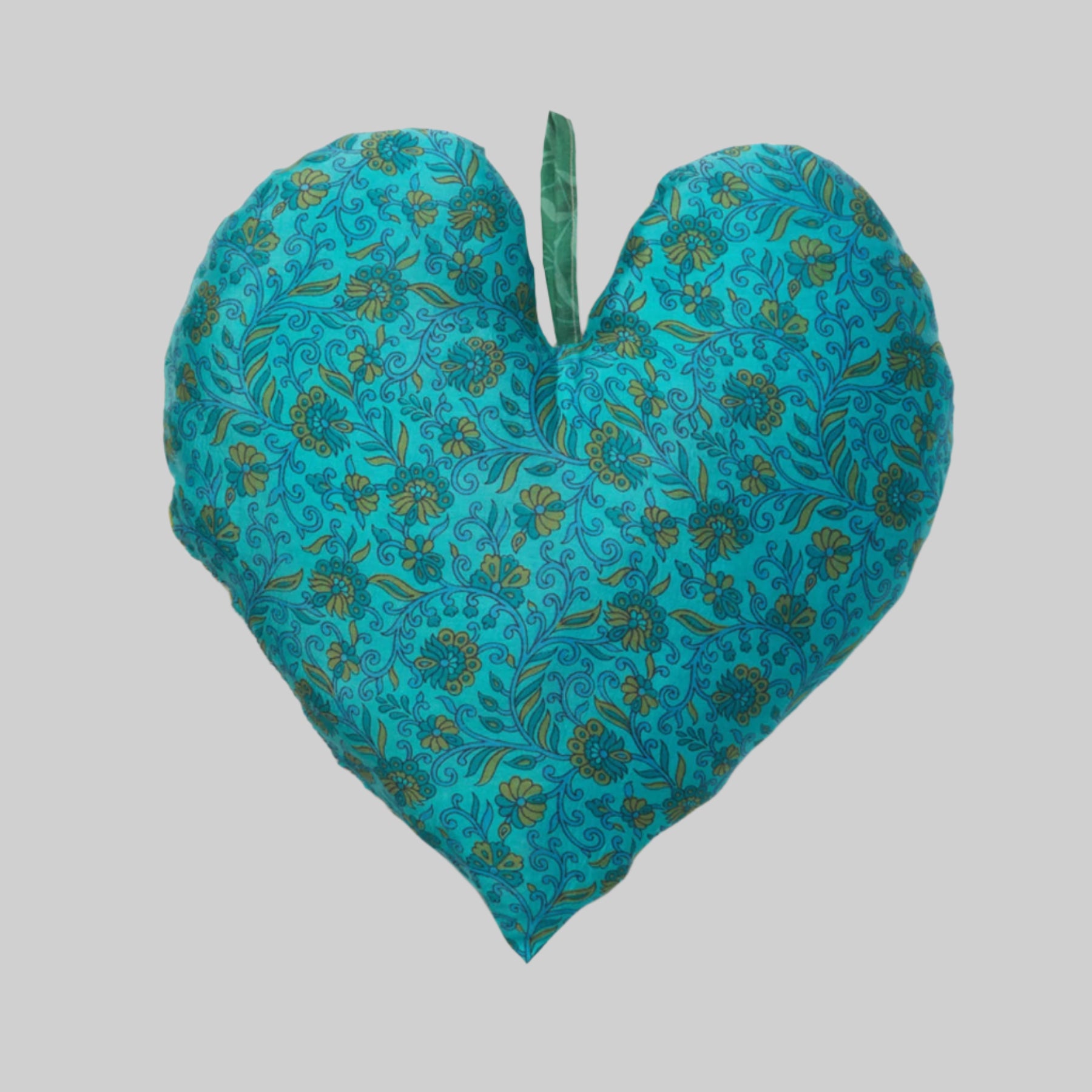 SUSTAIN vintage silk heart, large - single