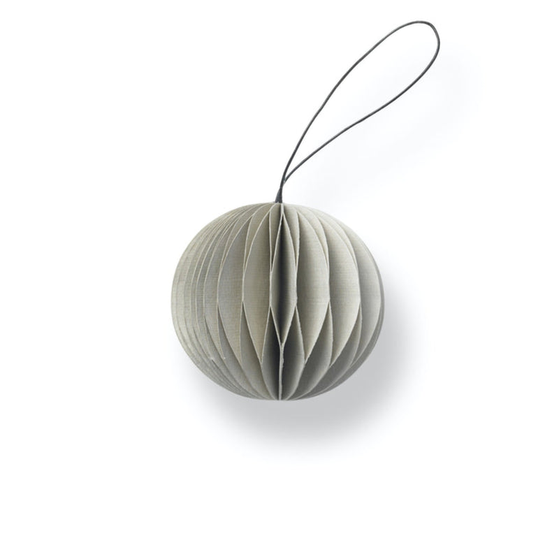 SUSTAIN folded ornament, scoop nude grey. (box of 24)