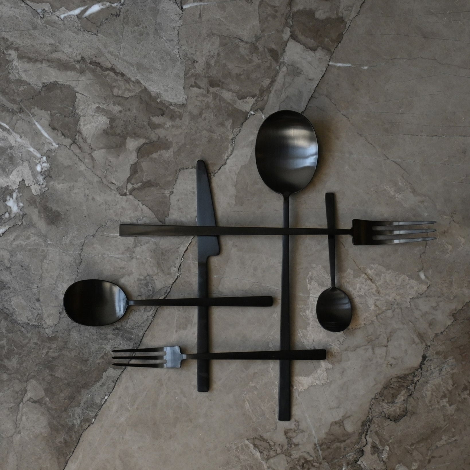 Kogei Salad Servers - Black