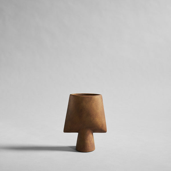 Sphere Vase Square, Mini - Ocher - 101 CPH