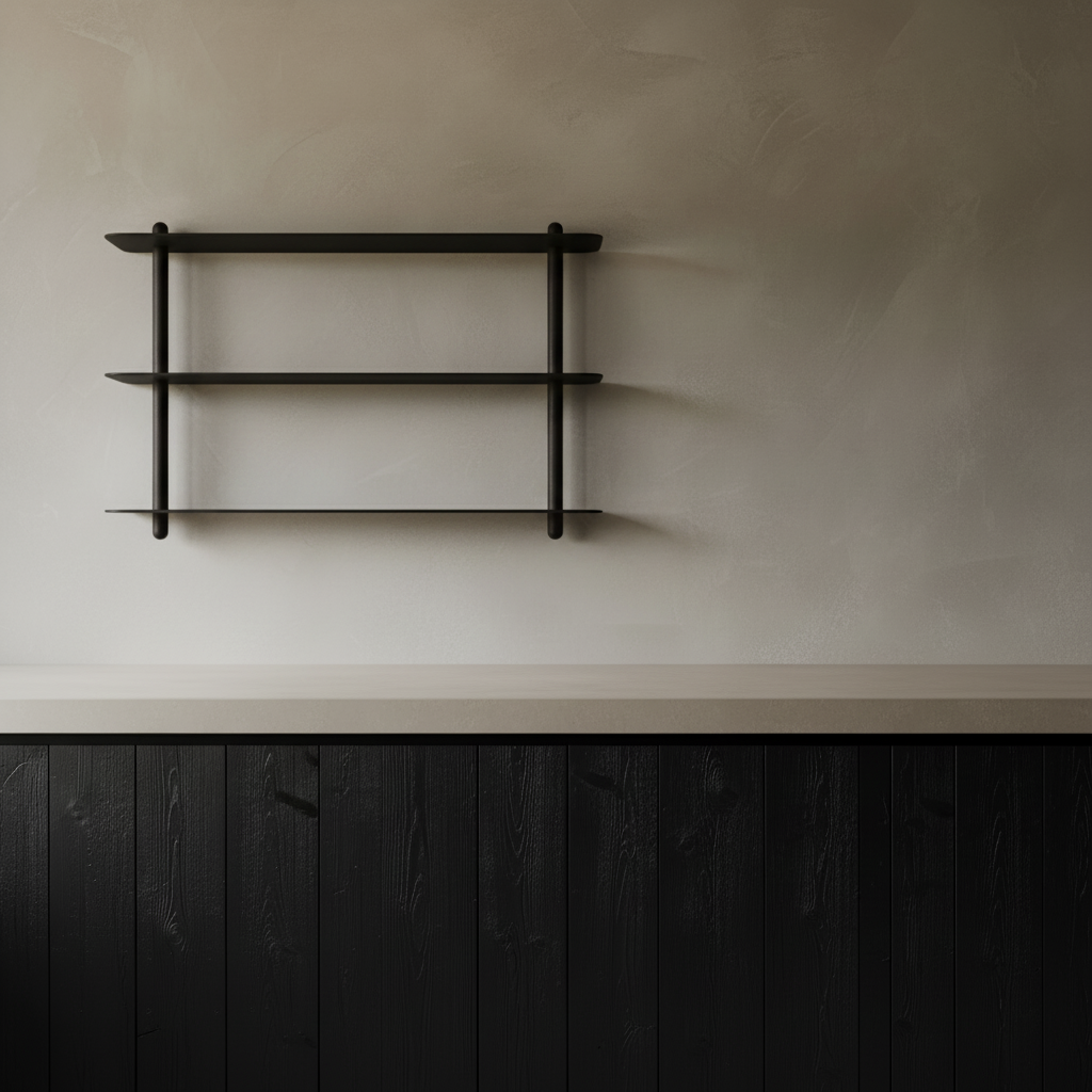 Kitchen with Nivo Shelf Small A off-centre left