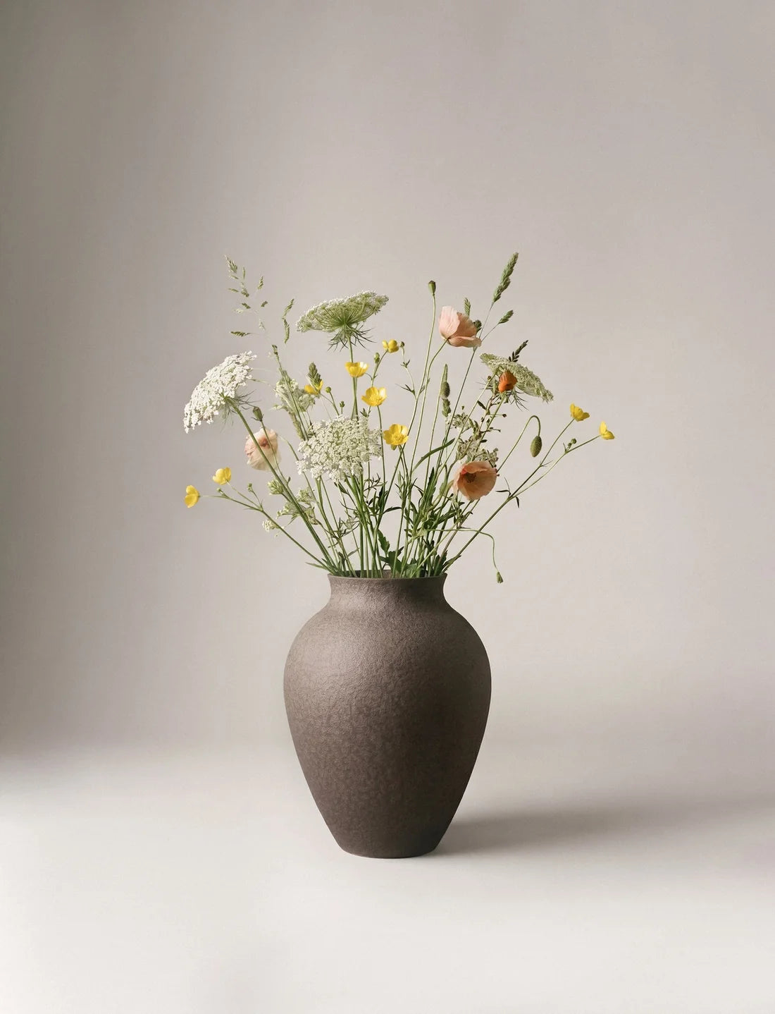 Knabstrup vase H 27 cm bark