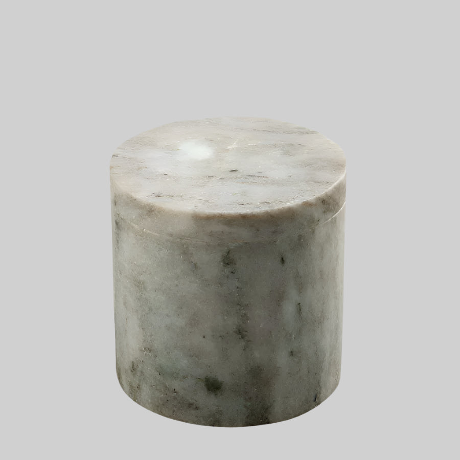 marblelous canister small, brown