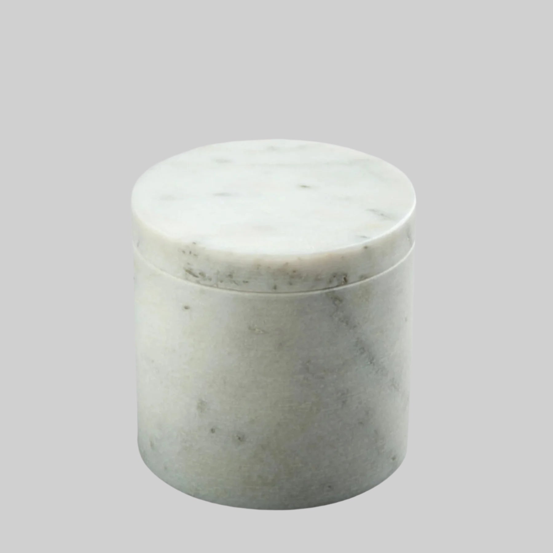 marblelous canister small, white