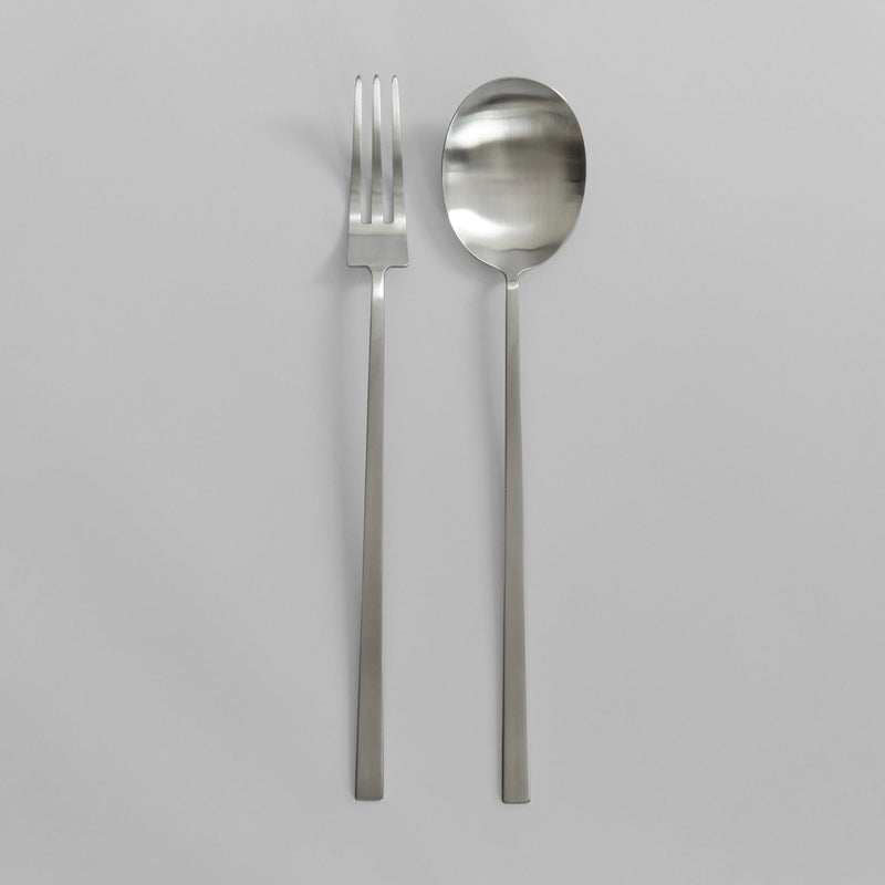 Kogei Salad Servers - Brushed Steel*