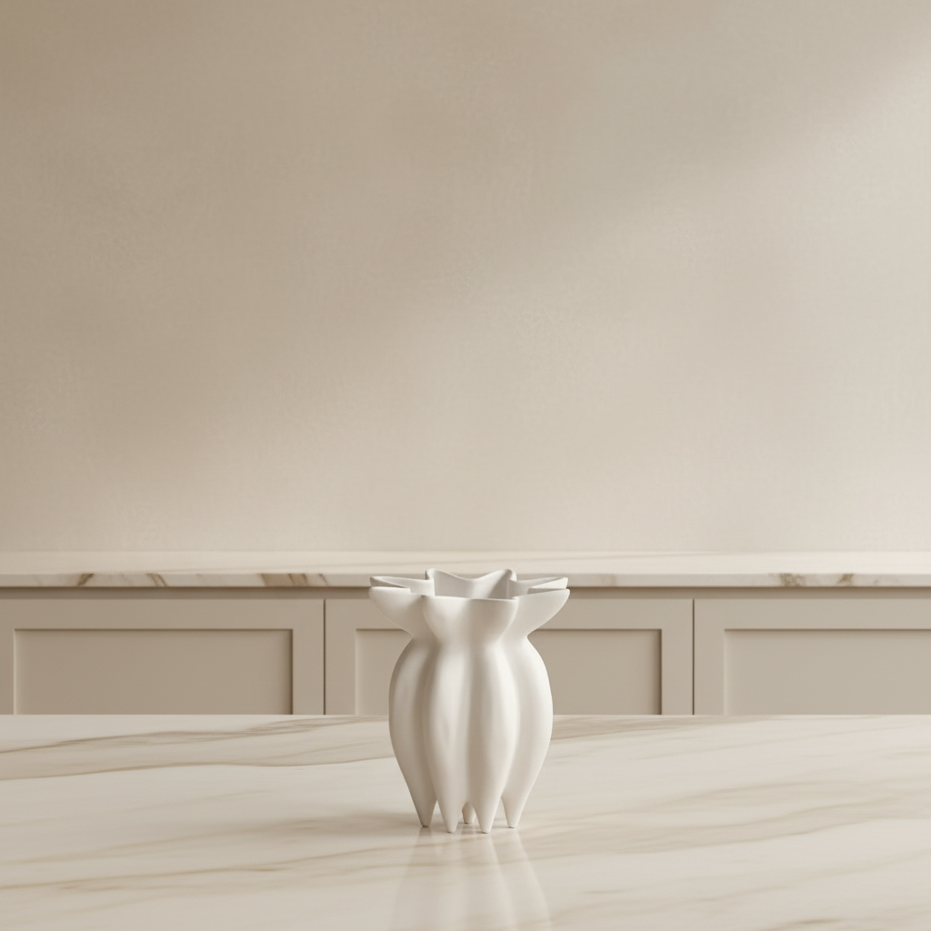 Lotus Mini Birch – Cream Marble Backdrop