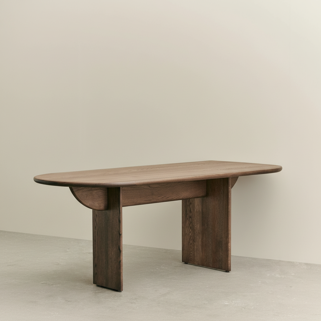 Louise Roe Pillabout Desk in Smoked Oak