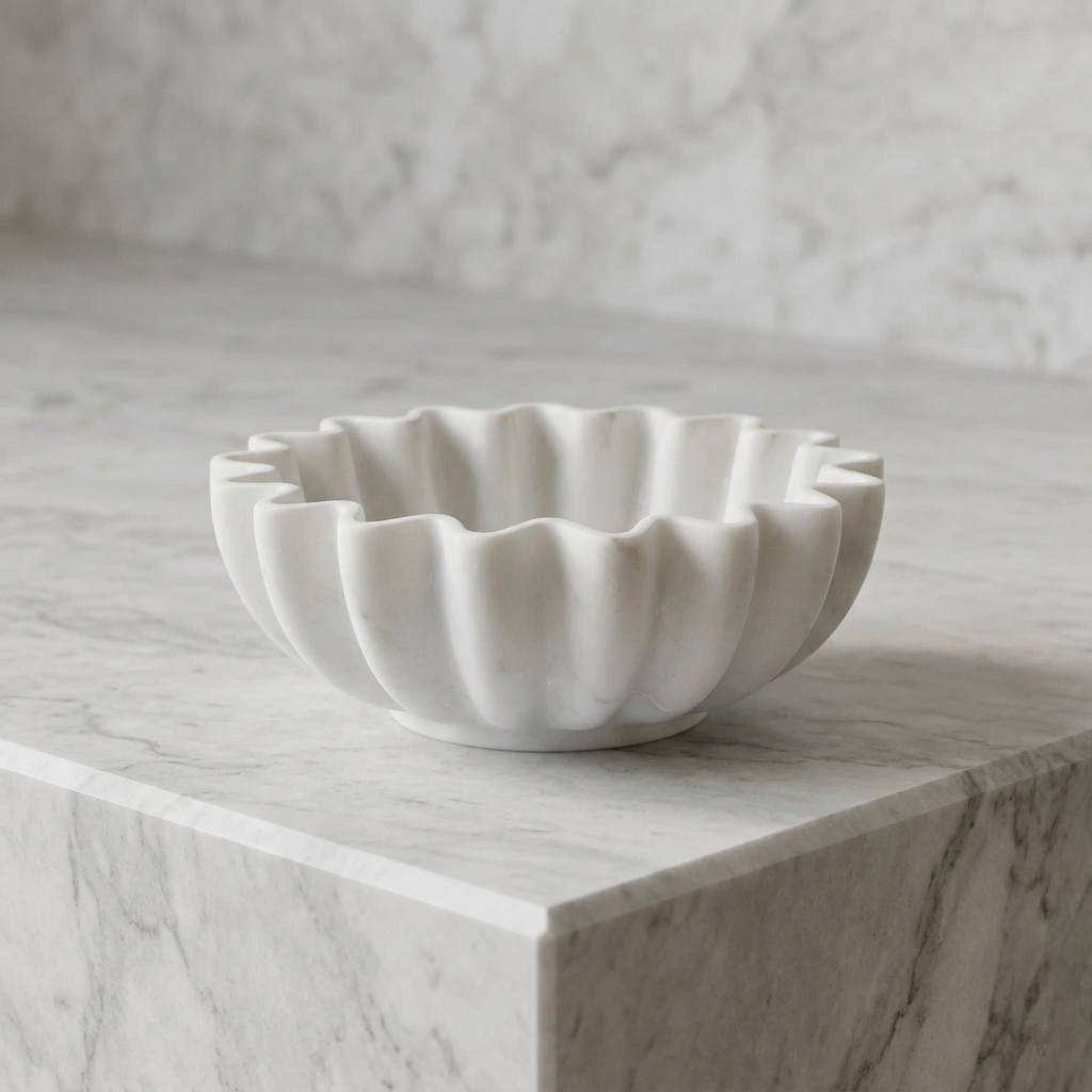 Marblelous curve bowl, large