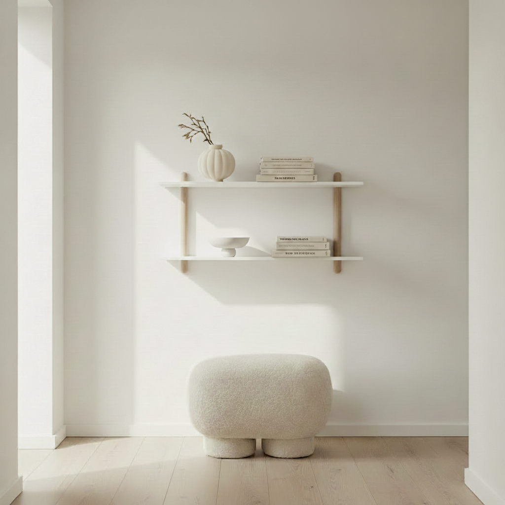 Big Foot Bench, Petit - Bouclé