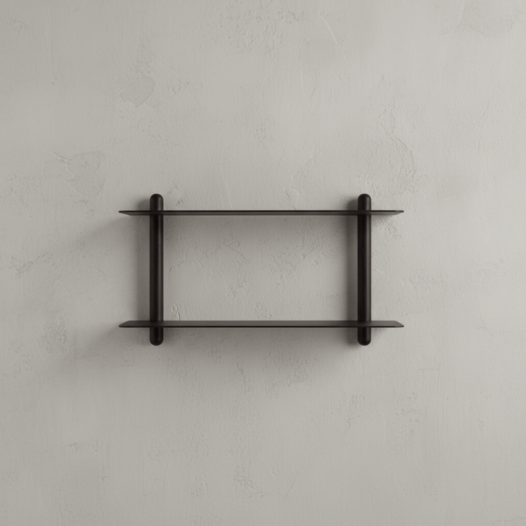 NIVO Shelf Large F - black ash/ black -20152